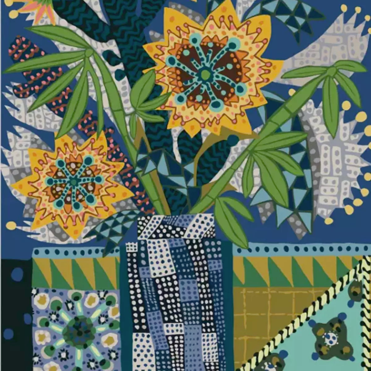 Paint by Numbers - Bamboo and Spots – High quality House of Dudley homewares