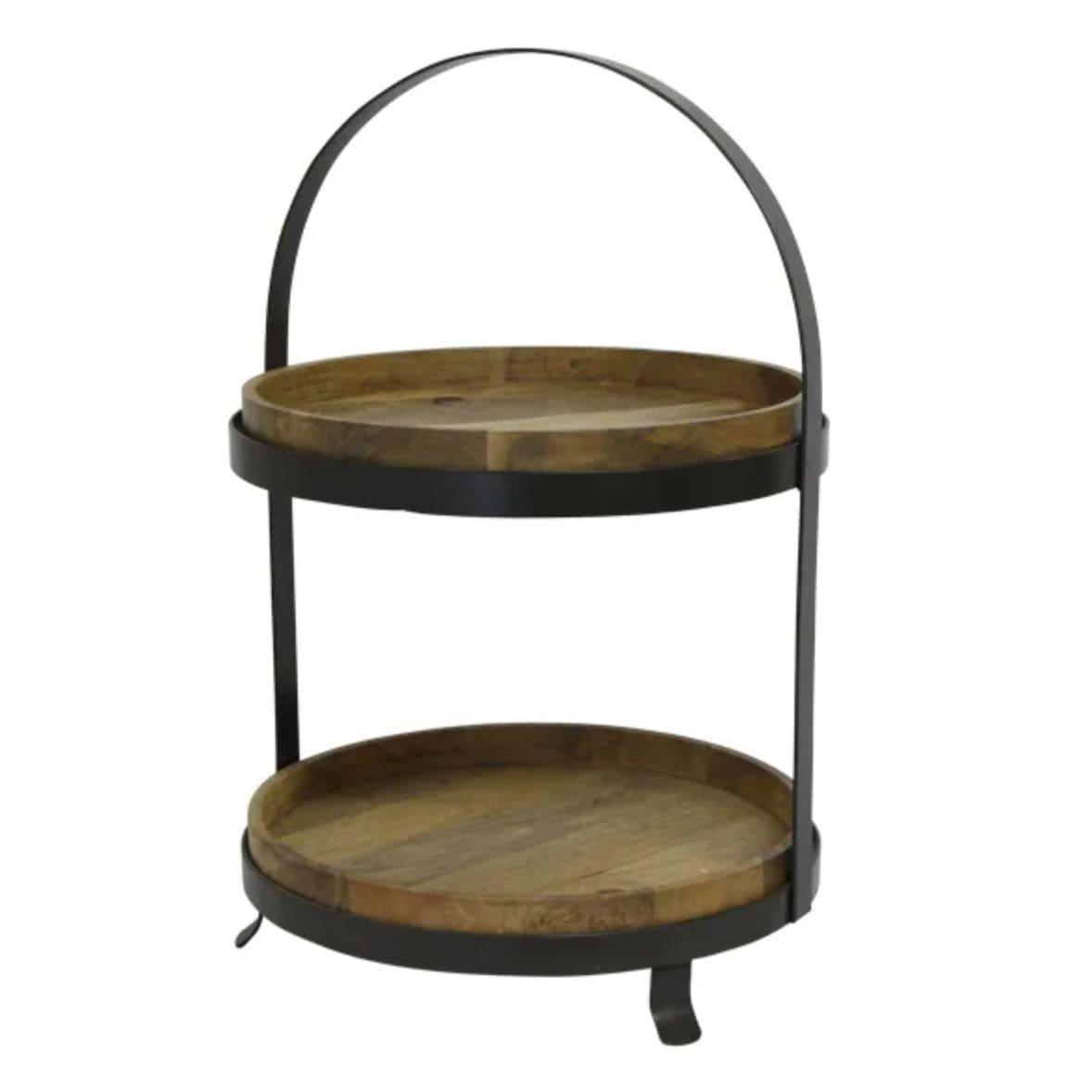 Ploughman's Cake Stand - Large 2 Tier House of Dudley
