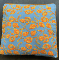 Thumbnail for Pomegranate Cushion - Pale Blue / Orange House of Dudley