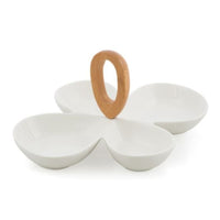 Thumbnail for Porcelain Flower / 4 Dish Condiment Set House of Dudley