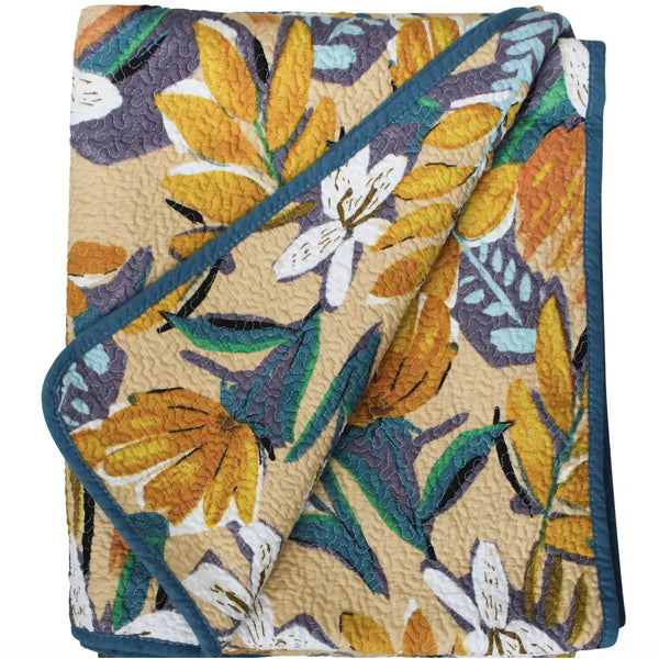 Quilted Bedspread - Bloom – High quality House of Dudley homewares
