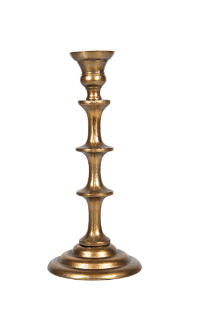Ridged Taper Candlestick - Short House of Dudley