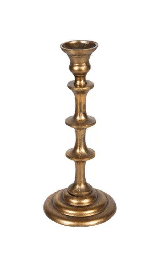 Ridged Taper Candlestick - Short House of Dudley