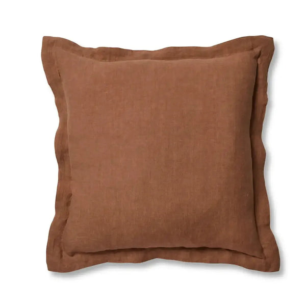 Riley Coffee Linen Cushion – High quality House of Dudley homewares