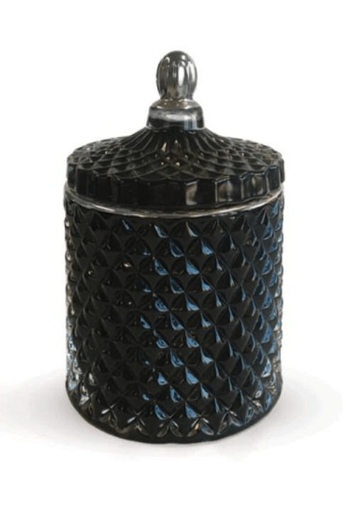 Royal Black Trinket Jar - Small House of Dudley