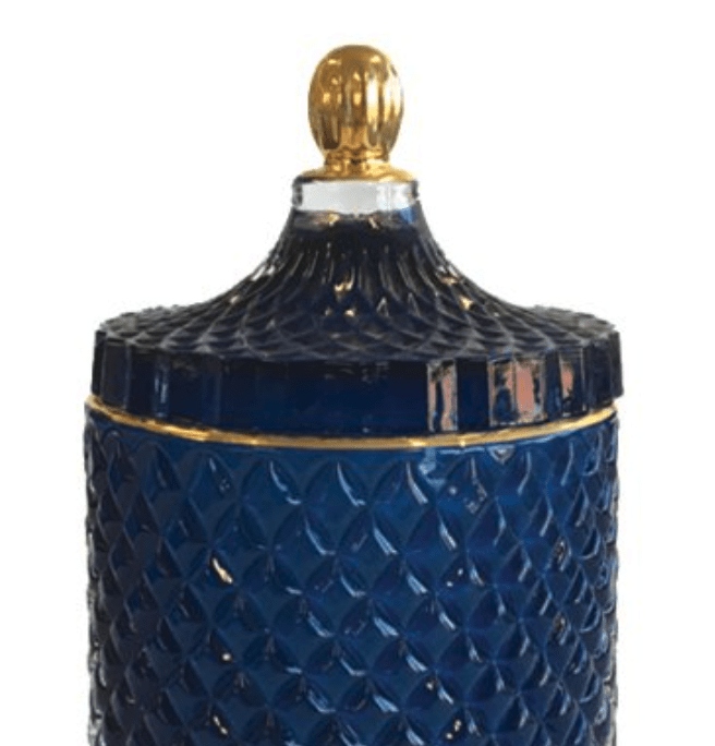 Royal Blue Trinket Jar House of Dudley