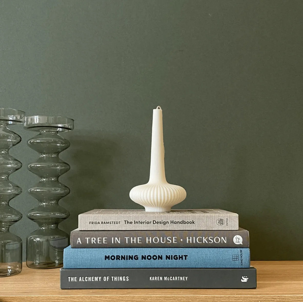 Sculptural Soy Wax Candle - Ridge Lantern-Candle-House-of-Dudley