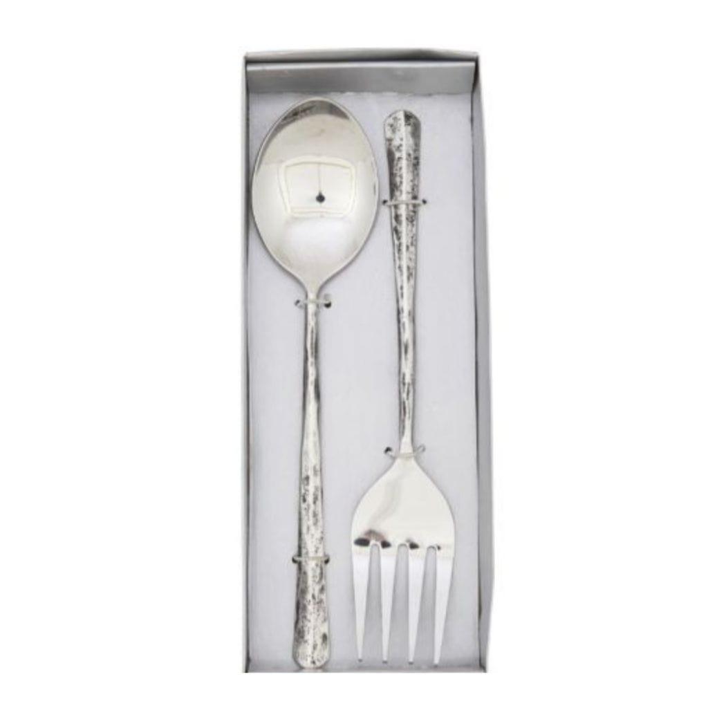 Set of 2 Classic Stainless Steel Salad Servers House of Dudley