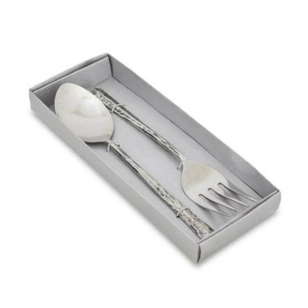 Set of 2 Classic Stainless Steel Salad Servers – High quality House of Dudley homewares
