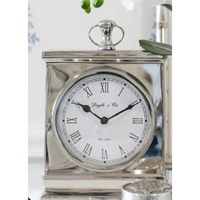Thumbnail for Silver Mantle Clock – High quality House of Dudley homewares