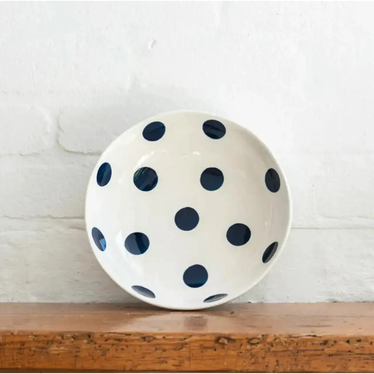 Spot Salad Bowl - Navy-garden-pot-House-of-Dudley