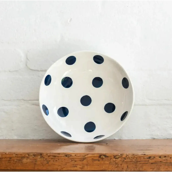 Spot Salad Bowl - Navy-garden-pot-House-of-Dudley