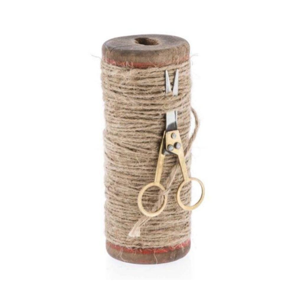 Tall Spool with Twine and Scissors House of Dudley