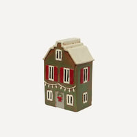 Thumbnail for A Christmas House - Green with Red Shutters