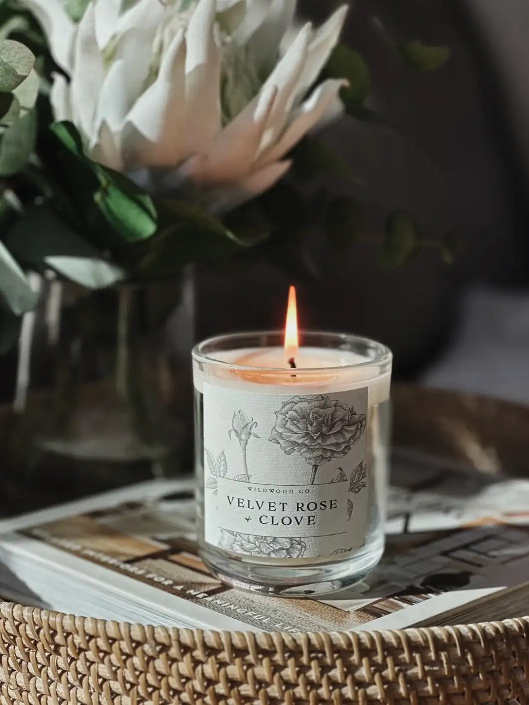Wildwood Candle - Velvet Rose + Clove