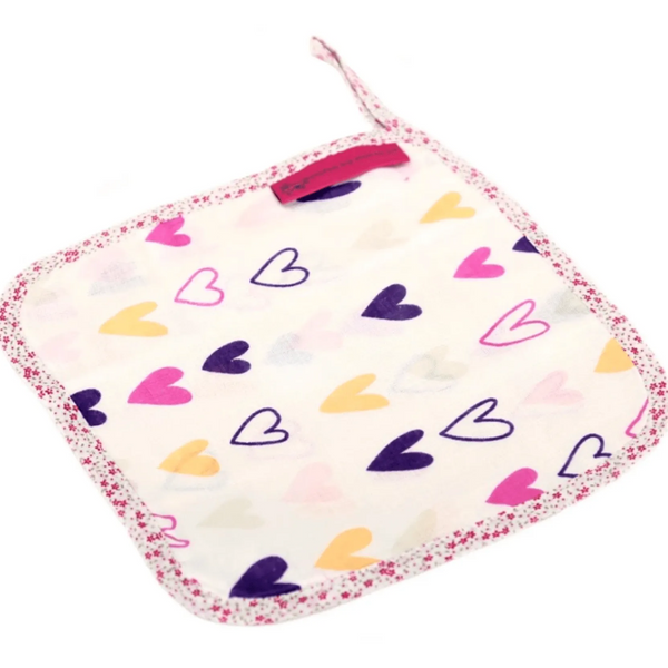 Wash Cloths - Hearts and Flowers - Set of 3 – High quality House of Dudley homewares