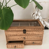 Thumbnail for Weave Jewellery Box - Natural House of Dudley