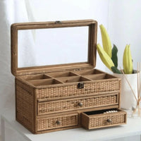 Thumbnail for Weave Jewellery Box - Natural – High quality House of Dudley homewares