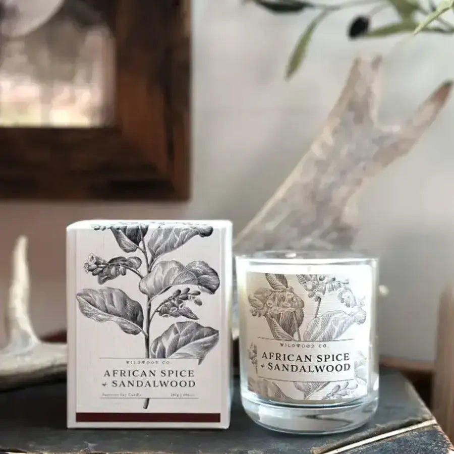 Wildwood Candle - African Spice + Sandalwood