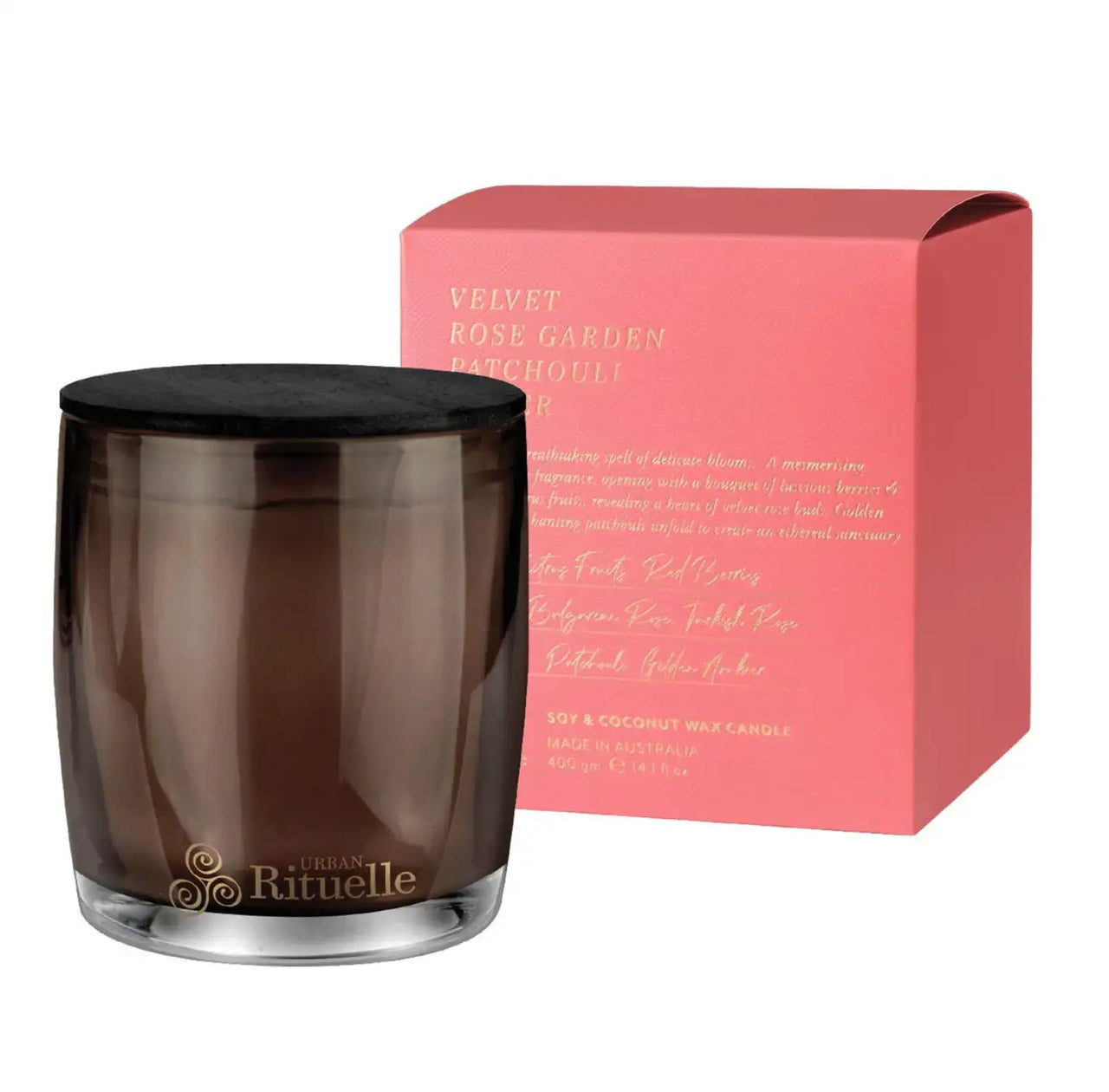 AP Velvet Rose Garden, Pattchouli, Amber - Scented Soy Candle 400gm