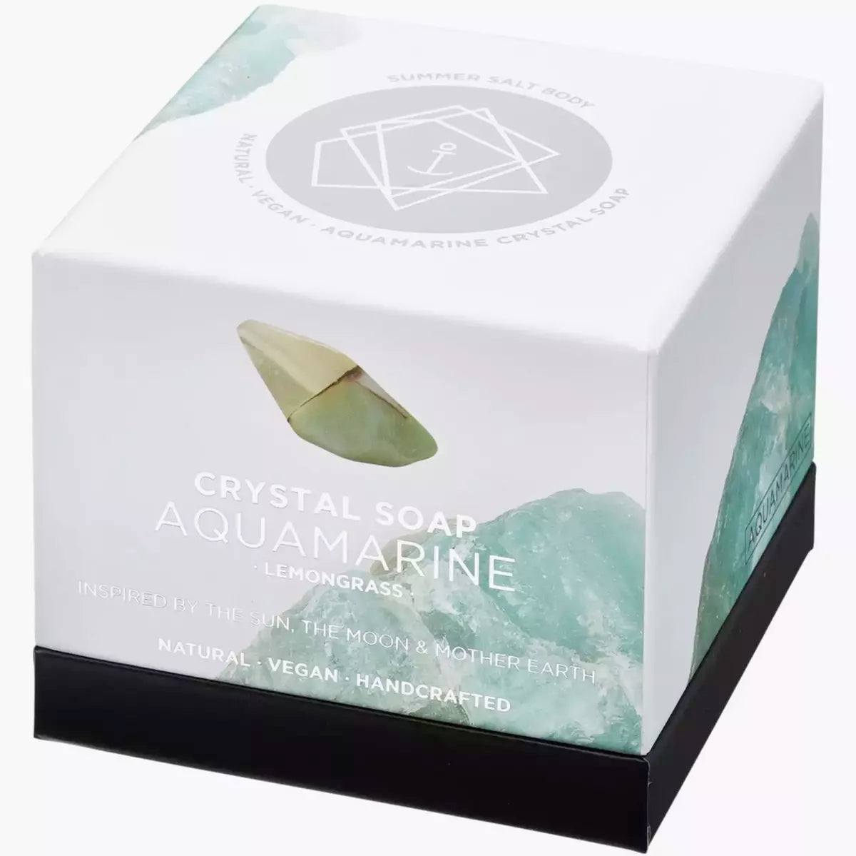 Summer Salt Body's Aquamarine crystal soap is a luxurious product available at johnlewis.com.
