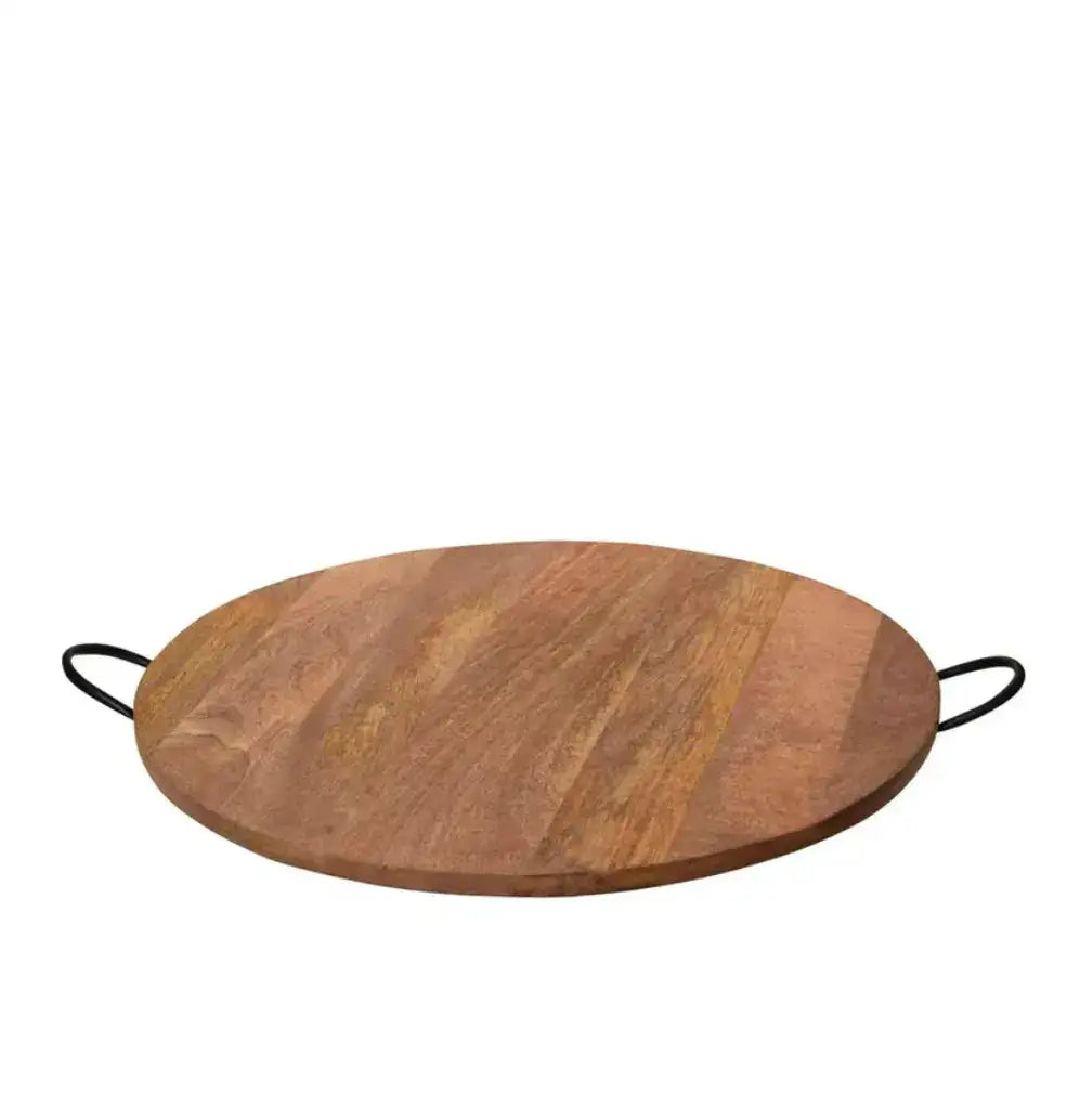 Bailey Round Tray with Handles