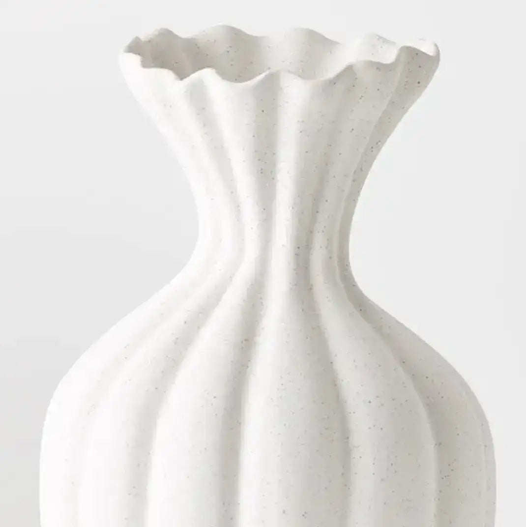 Basma Vase - White40cm