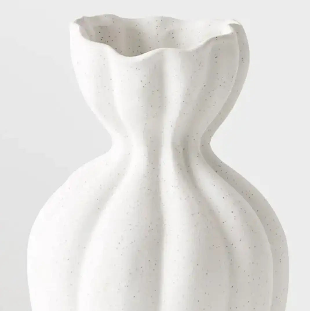 Basma Vase - White30cm