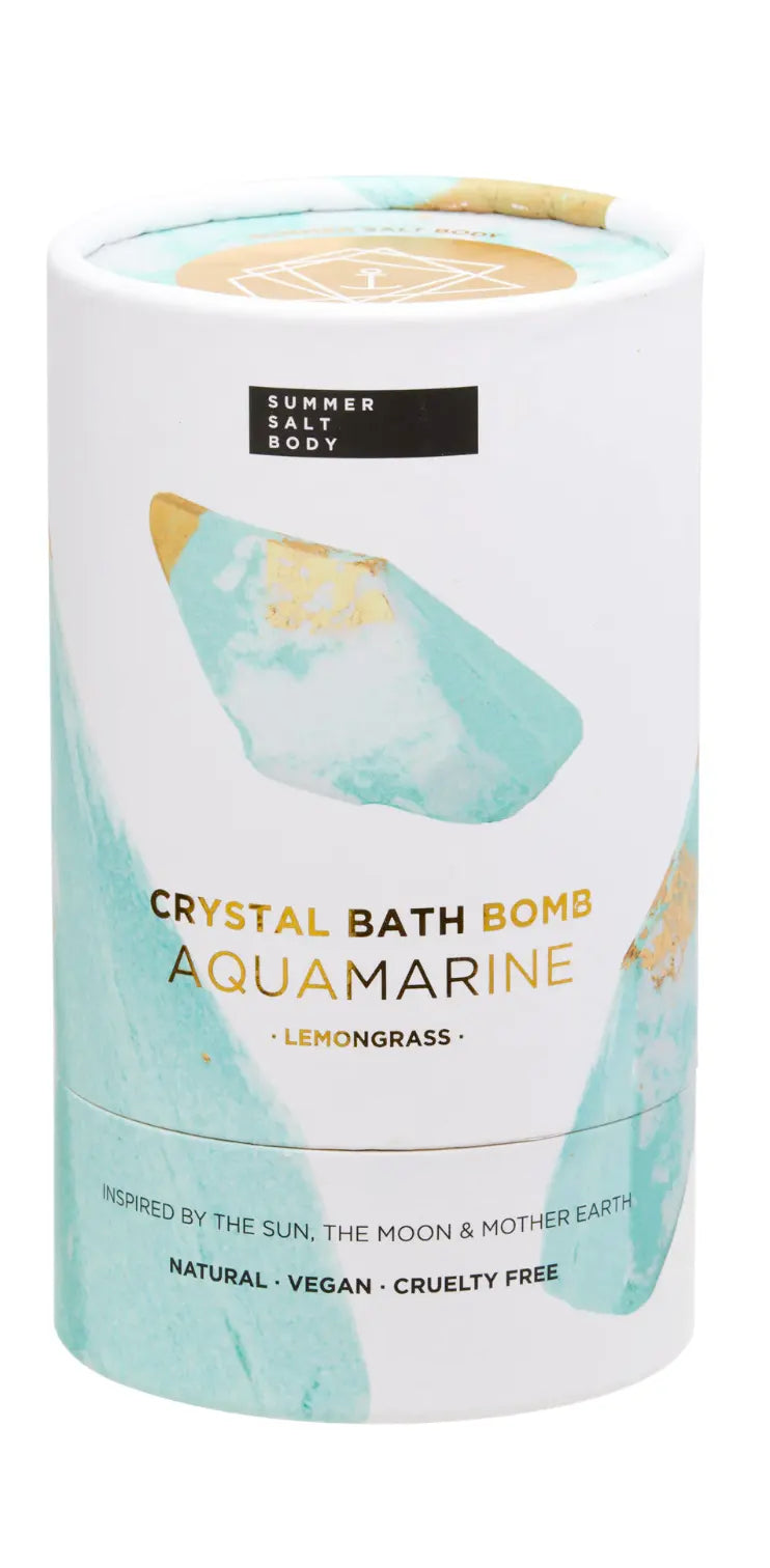 Summer Salt Body's Aquamarine bath bombs are an indulgent addition to your self-care routine. These fizzy delights are infused with relaxing essential oils, providing the perfect aromatherapy experience. Just drop one into your warm bath.