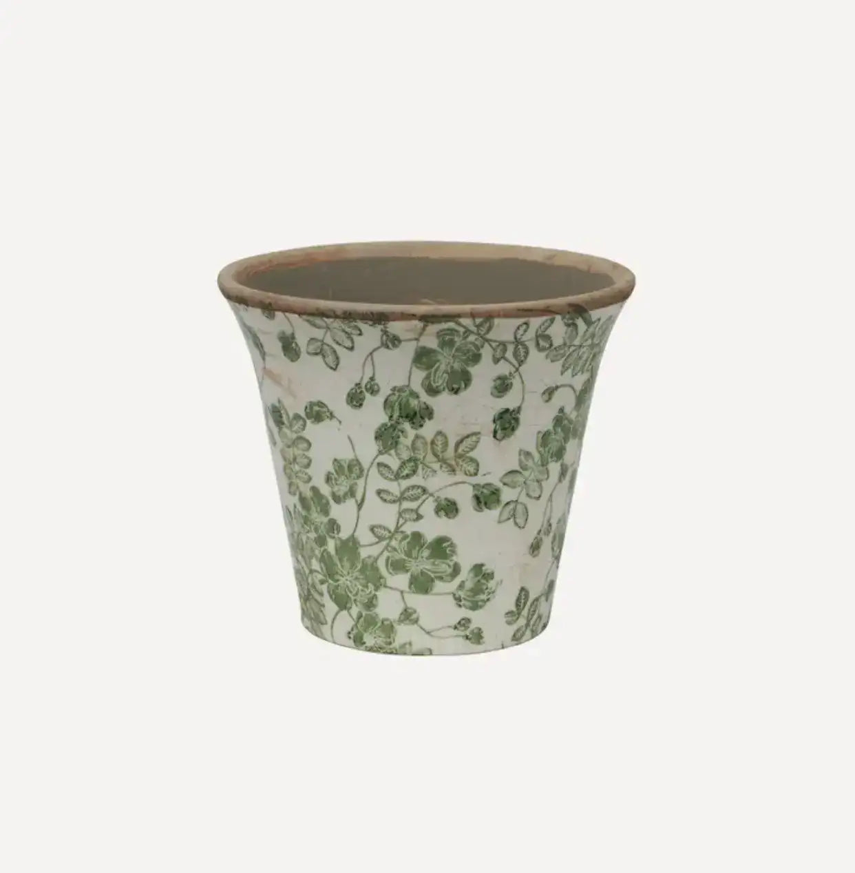 Botanical Fluted Pot