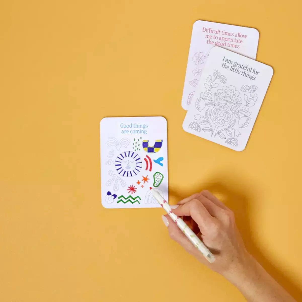 Affirmation Cards - Colour Your Own