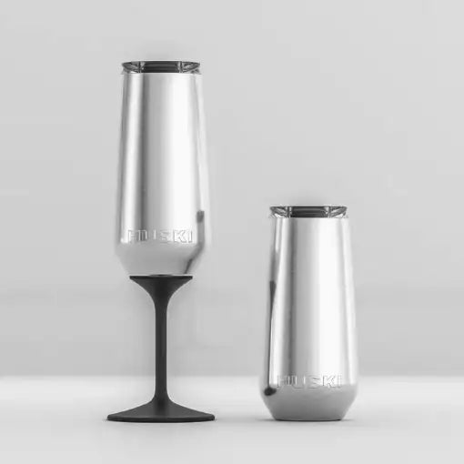 Huski Champagne Flute - White