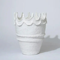 Thumbnail for Cotton Mache Crown Vessel XL - Moonlight