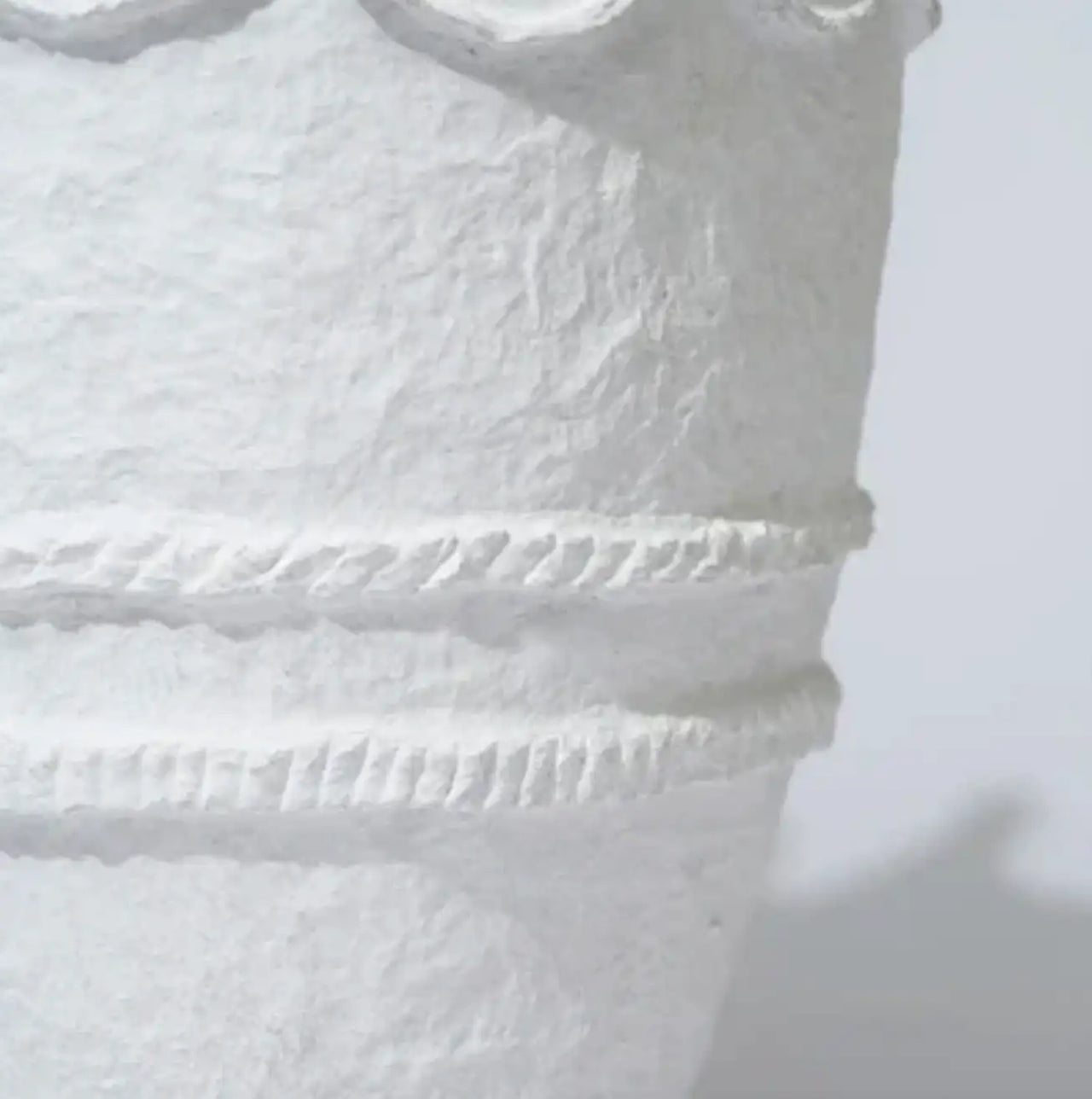 Cotton Mache Crown Vessel XL - Moonlight