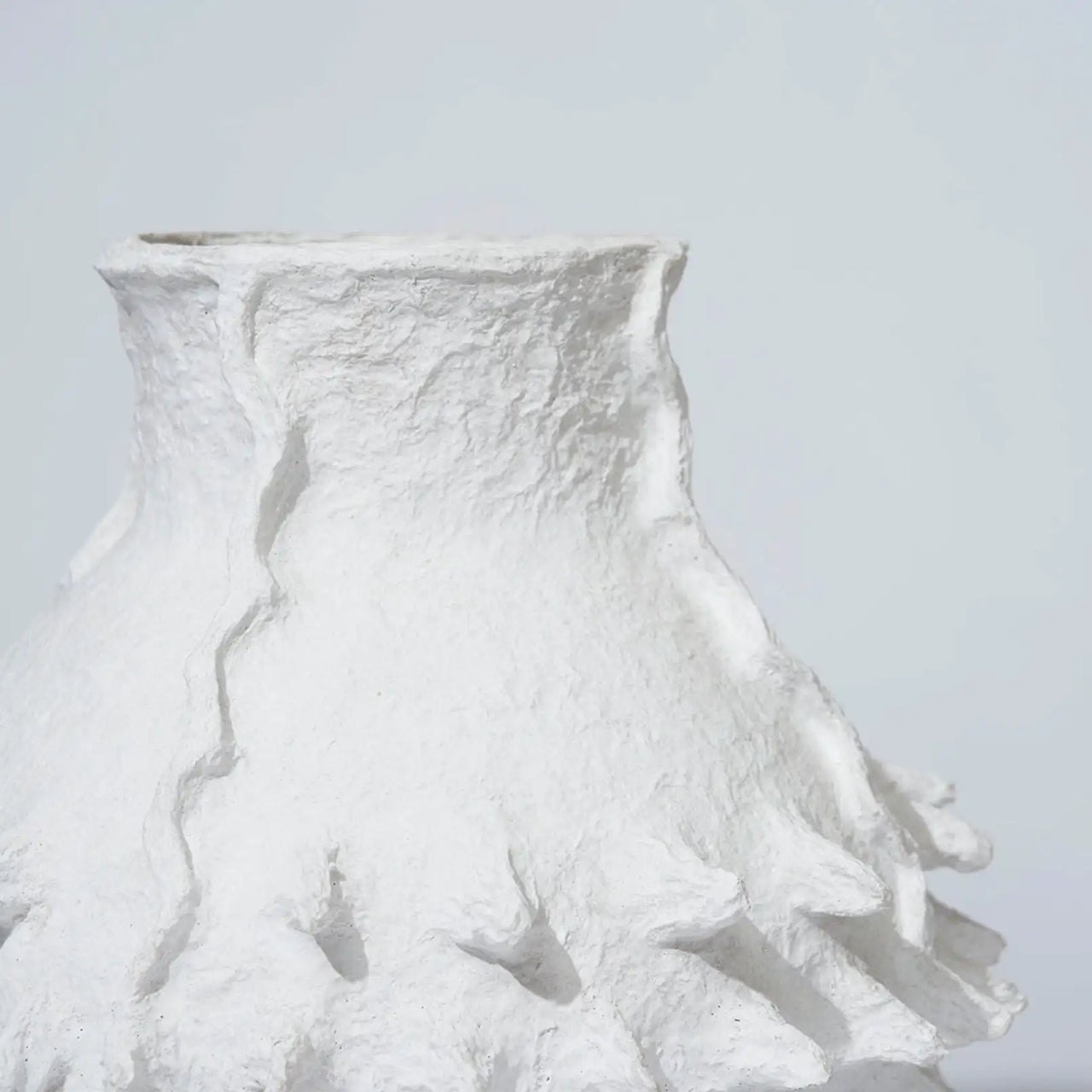 Cotton Mache Seedpod Vessel - Moonlight