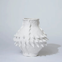 Thumbnail for Cotton Mache Seedpod Vessel - Moonlight