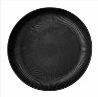 Thumbnail for A black Neri Serving Bowl - Large on a white background, from French Bazaar.