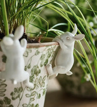 Thumbnail for Hanging Bunny Decor White