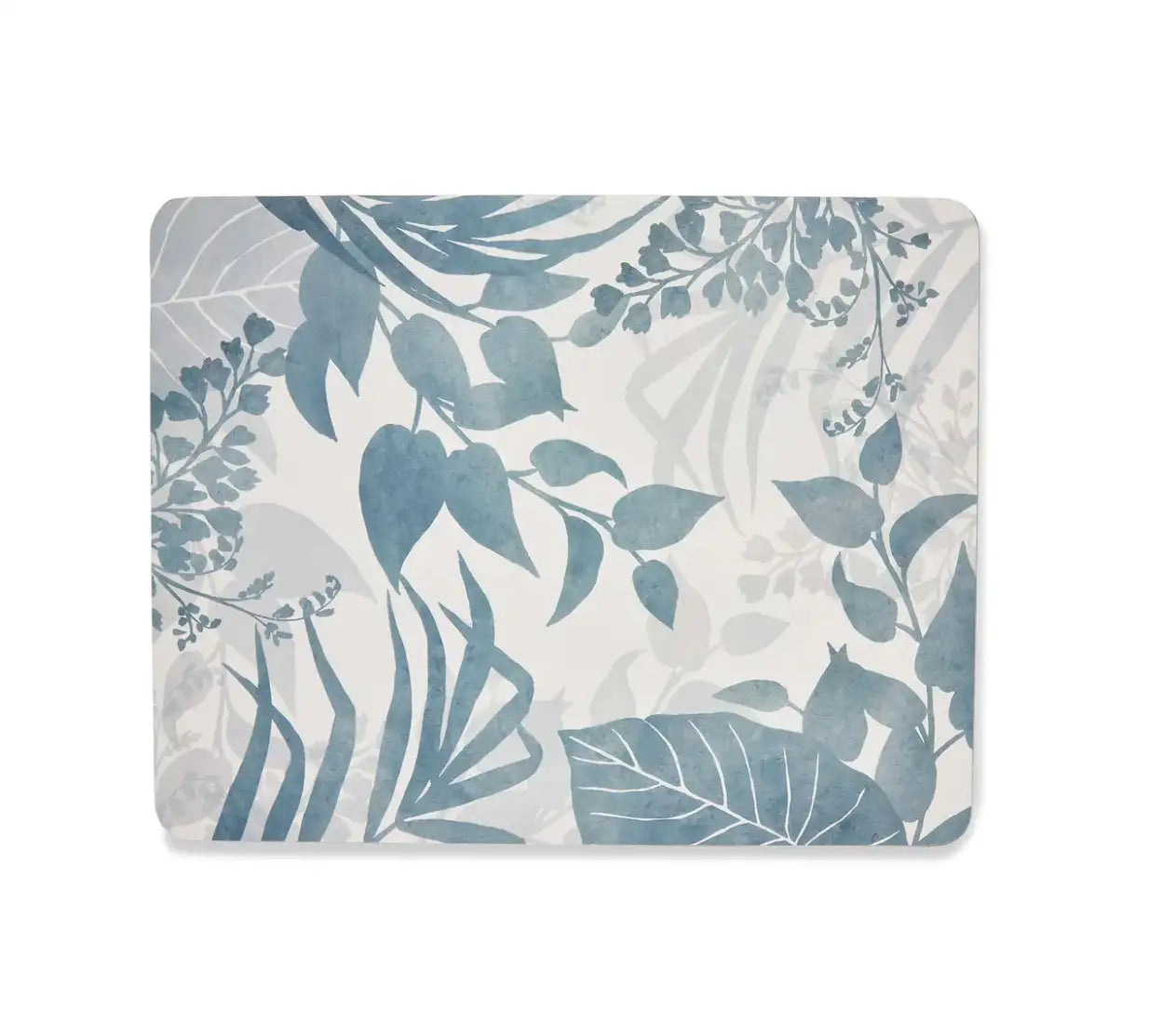 Placemat Isle Blue Grey Rectangle - S/4