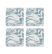 Thumbnail for Coasters Isle Blue Grey Square - S/4