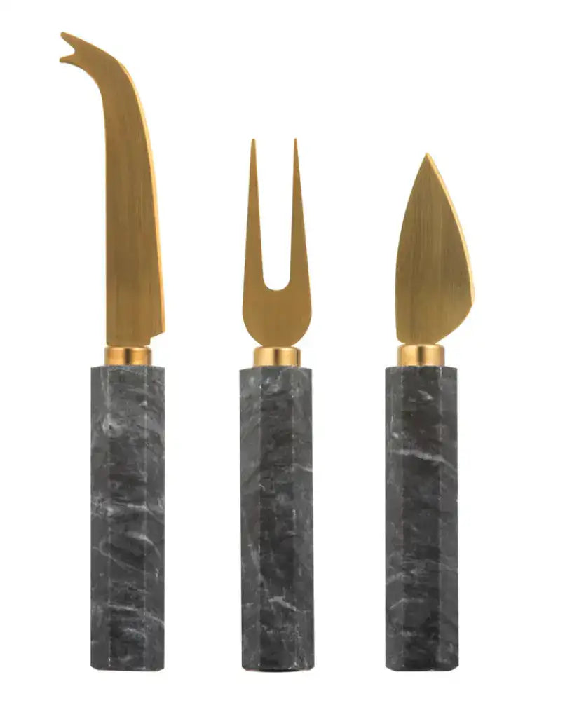 Kira Grey 3 Piece Grazing Knife Set