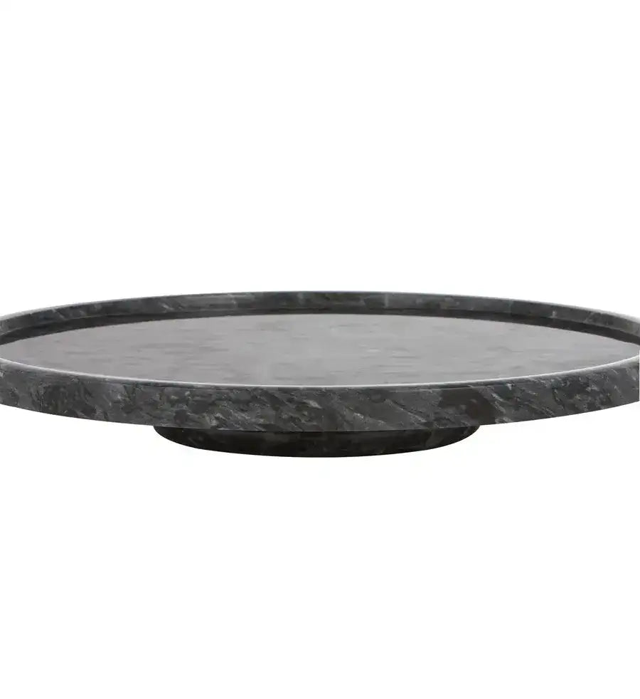 Kira Grey Small Round Tray