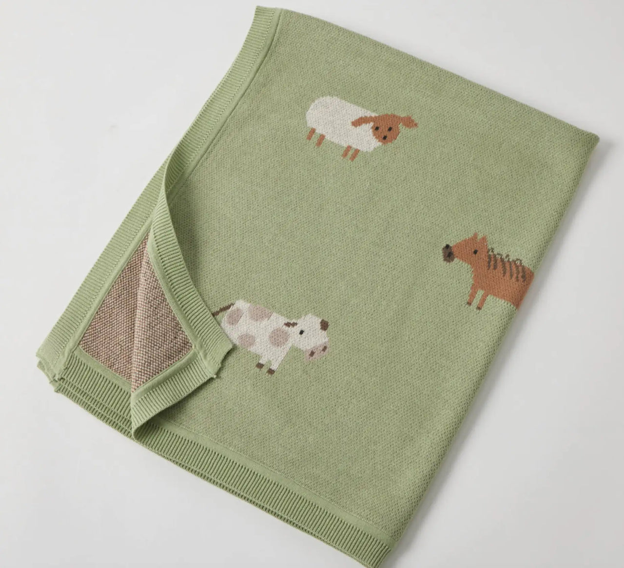 Baby Blanket - Barnyard Buddies