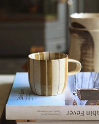 Thumbnail for Cat's Pyjamas - Olive Stripe Mug