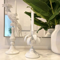 Thumbnail for Palm Candlestick - White