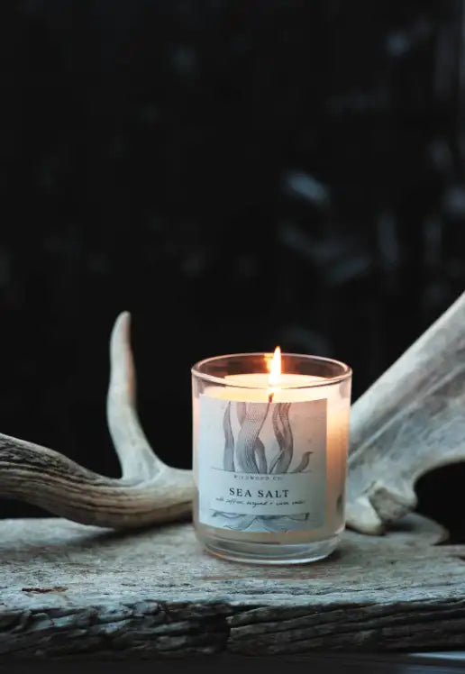 Wildwood Candle - Sea Salt + Sage