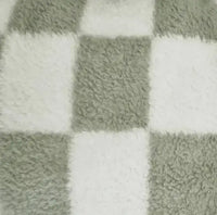 Thumbnail for Printed Sherpa Throw Green Mint