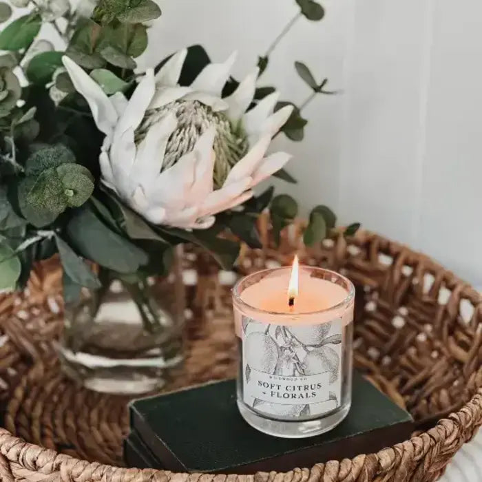 Wildwood Candle - Soft Citrus + Florals