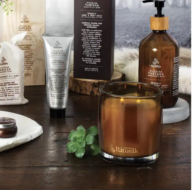 FL Vanilla, Lavender & Geranium - Scented Soy Candle - 400gm