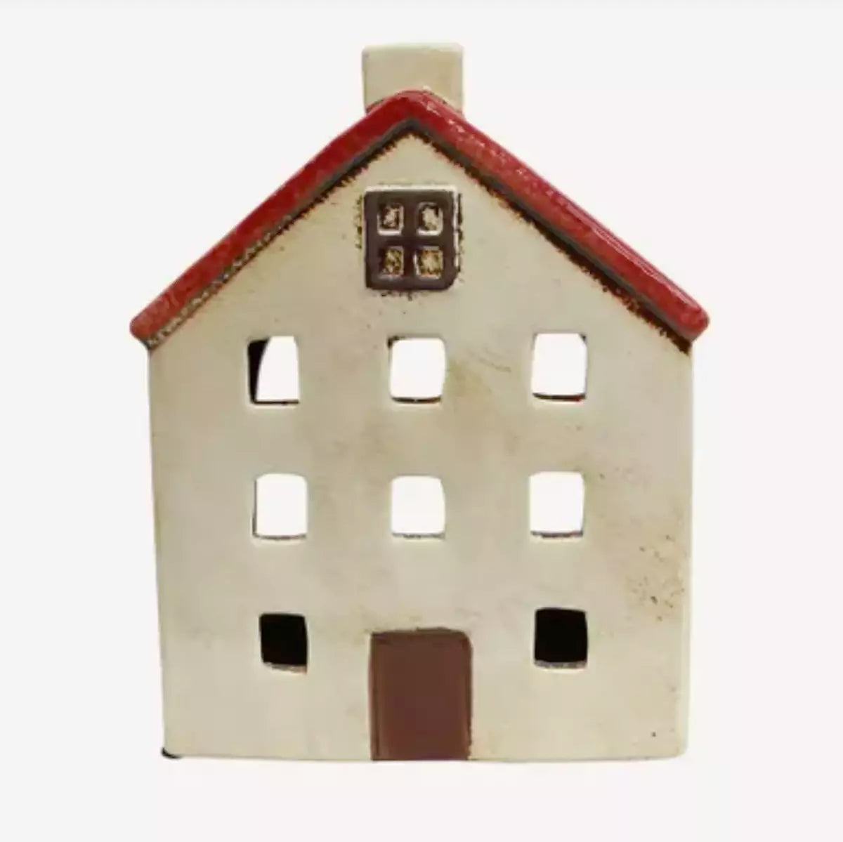 A charming French Country Collections ceramic A Christmas Village Wide Chalet.